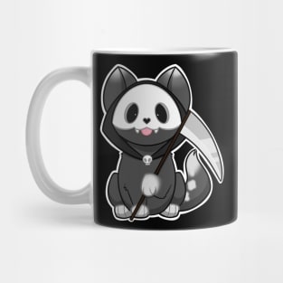 Grim Reaper cat Mug